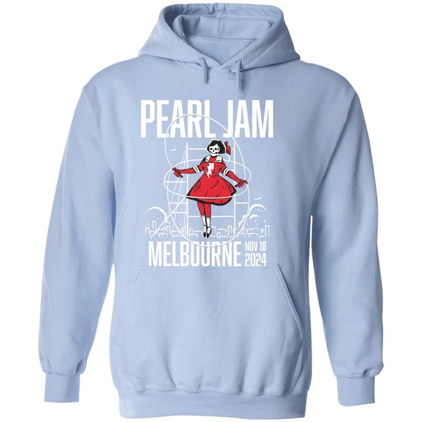 Pearl Jam Melbourne Australia Pop Up Shop Night Hoodie - Image 4