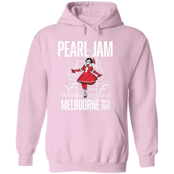 Pearl Jam Melbourne Australia Pop Up Shop Night Hoodie - Image 5