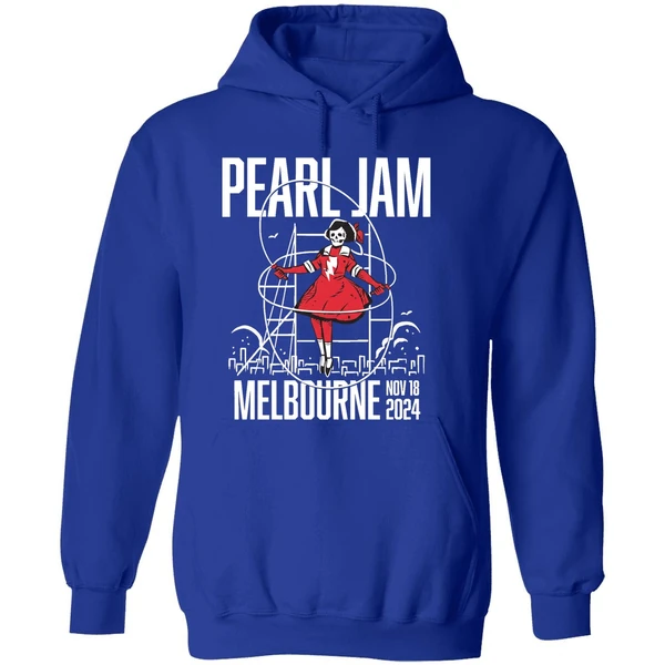 Pearl Jam Melbourne Australia Pop Up Shop Night Hoodie - Image 7