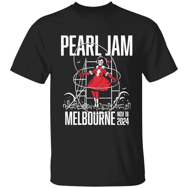 Pearl Jam Melbourne Australia Pop Up Shop Night Shirt