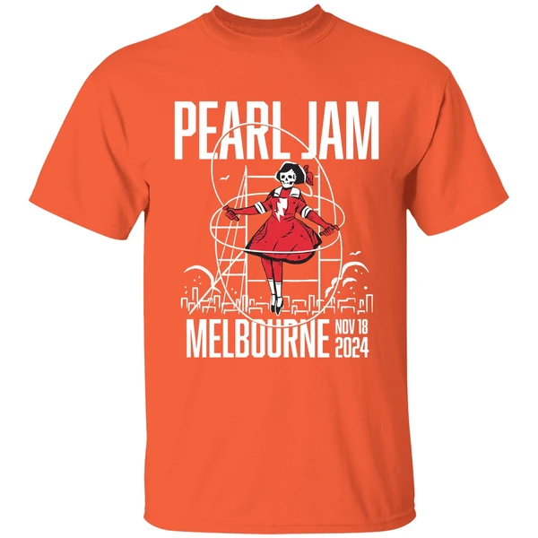 Pearl Jam Melbourne Australia Pop Up Shop Night Shirt - Image 6