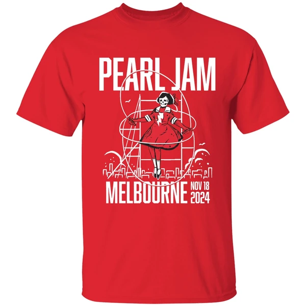 Pearl Jam Melbourne Australia Pop Up Shop Night Shirt - Image 7
