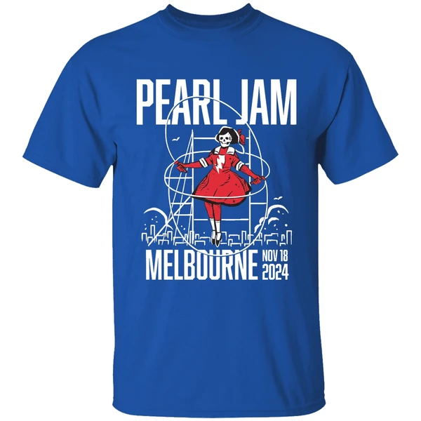 Pearl Jam Melbourne Australia Pop Up Shop Night Shirt - Image 8