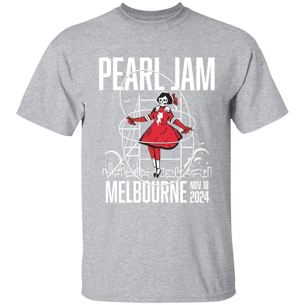 Pearl Jam Melbourne Australia Pop Up Shop Night Shirt - Image 9