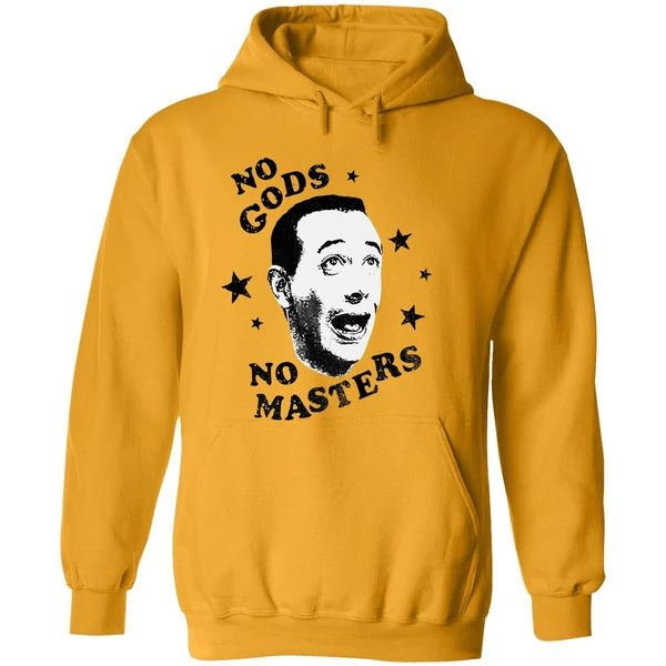Pee Wee Herman No Gods No Masters Hoodie