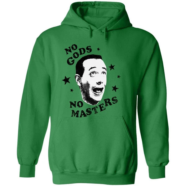 Pee Wee Herman No Gods No Masters Hoodie - Image 2