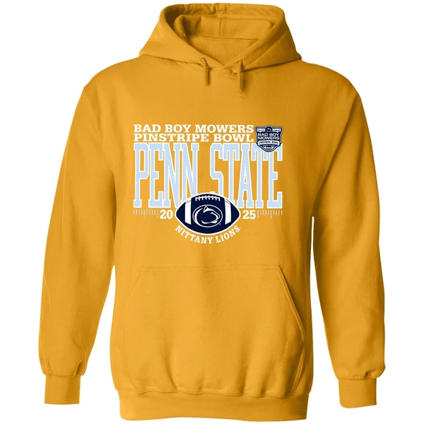 Penn State Nittany Lions 2025 Bad Boy Mowers Pinstripe Bowl Hoodie
