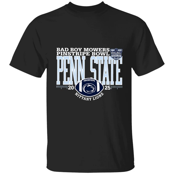 Penn State Nittany Lions 2025 Bad Boy Mowers Pinstripe Bowl Shirt