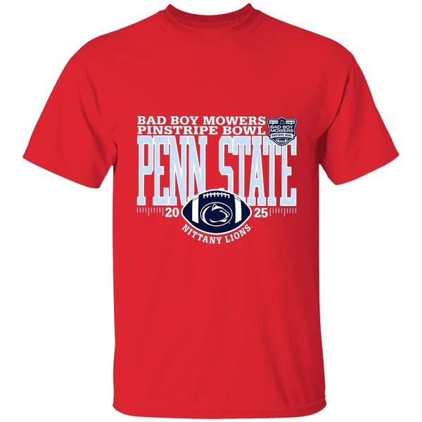 Penn State Nittany Lions 2025 Bad Boy Mowers Pinstripe Bowl Shirt - Image 7