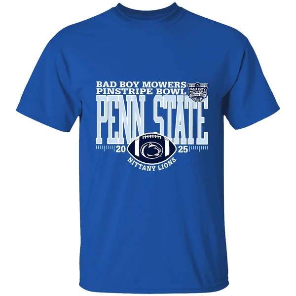 Penn State Nittany Lions 2025 Bad Boy Mowers Pinstripe Bowl Shirt - Image 8