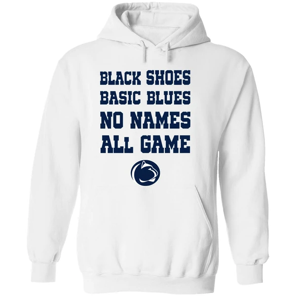 Penn State Nittany Lions Black Shoes Basic Blues No Names All Game Hoodie - Image 8