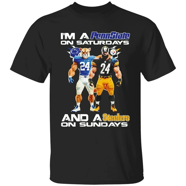 Penn State Nittany Lions On Saturdays Pittsburgh Steelers On Sundays Shirt