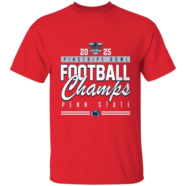 Penn State Nittany Lions Pinstripe Bowl Champions 2025 Shirt - Image 7