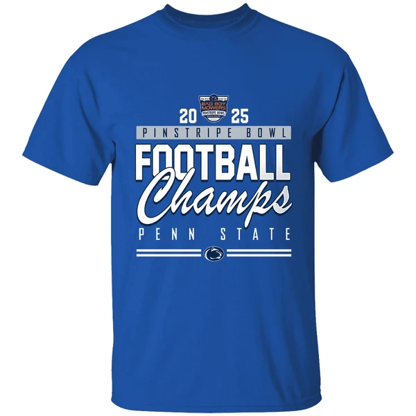Penn State Nittany Lions Pinstripe Bowl Champions 2025 Shirt - Image 8