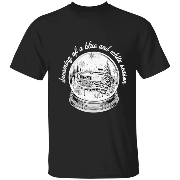 Penn State Nittany Lions Stadium Snow Globe Dreaming Of A Blue And White Season Shirt