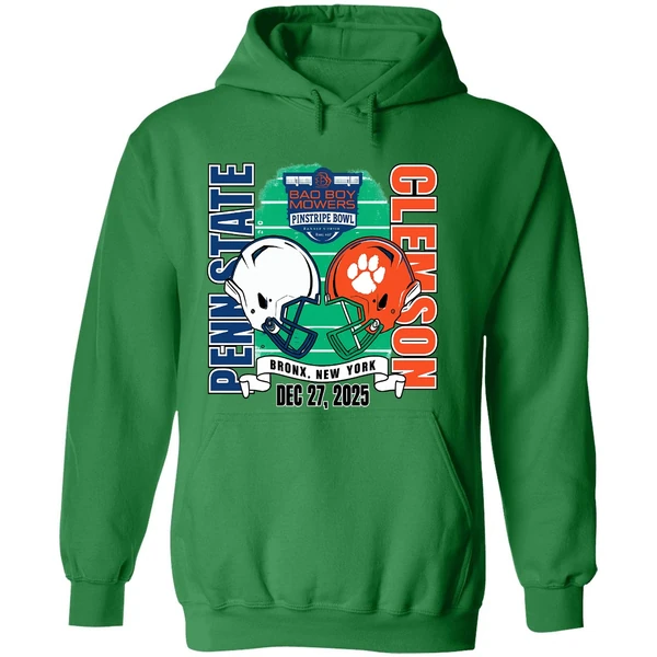Penn State Nittany Lions Vs Clemson Tigers Bad Boy Mowers 2025 Hoodie - Image 2