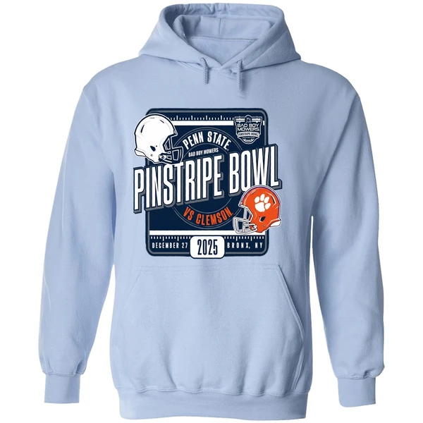 Penn State Vs Clemson 2025 Bad Boy Mowers Pinstripe Bowl Helmets Hoodie - Image 4