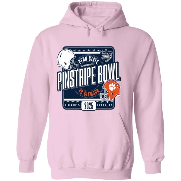 Penn State Vs Clemson 2025 Bad Boy Mowers Pinstripe Bowl Helmets Hoodie - Image 5