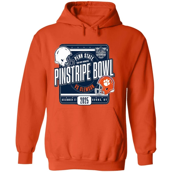 Penn State Vs Clemson 2025 Bad Boy Mowers Pinstripe Bowl Helmets Hoodie - Image 6