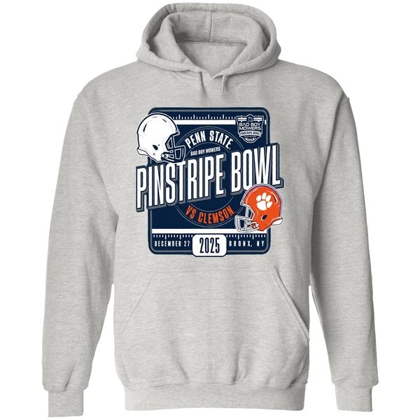 Penn State Vs Clemson 2025 Bad Boy Mowers Pinstripe Bowl Helmets Hoodie - Image 9