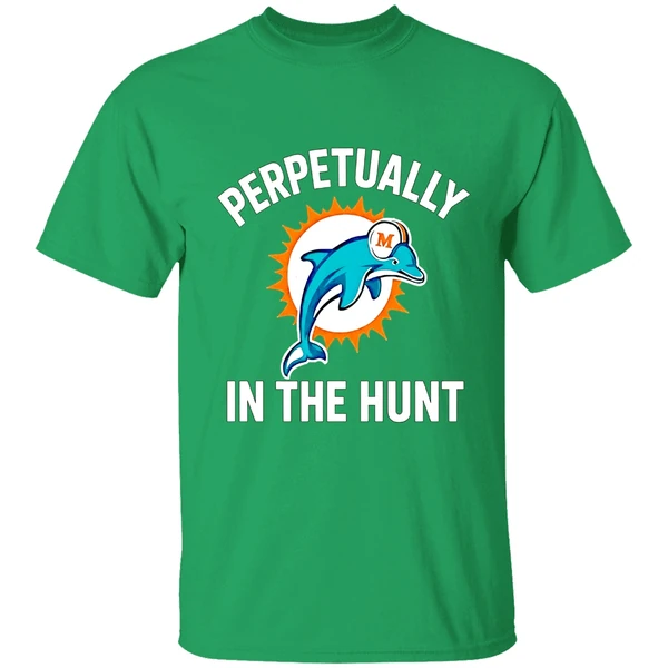 Perpetually In The Hunt Miami Dolphins Nfl Football Shirt - Image 2