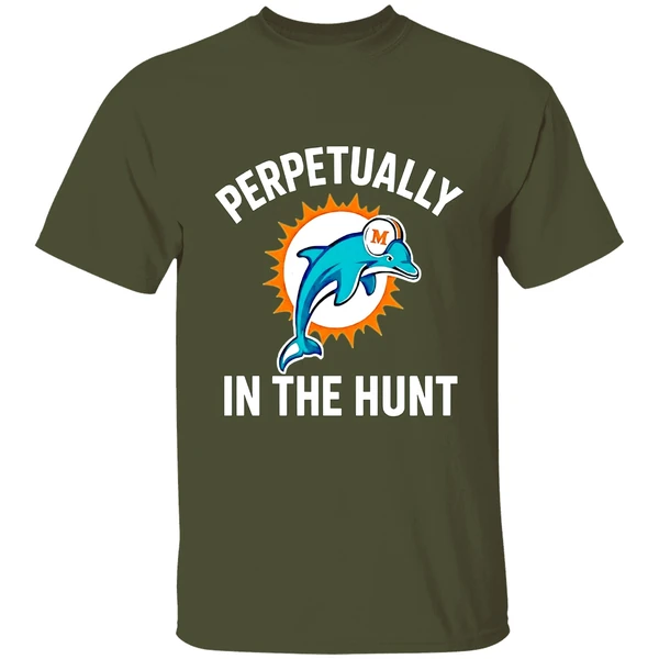 Perpetually In The Hunt Miami Dolphins Nfl Football Shirt - Image 4