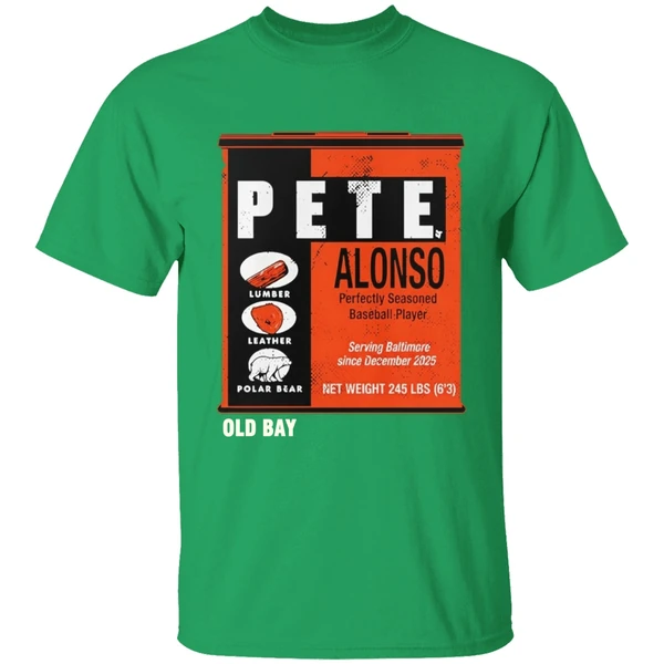 Pete Alonso Baltimore Orioles Old Bay Can Shirt - Image 2