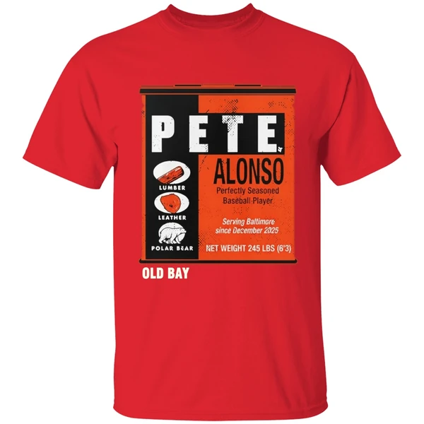 Pete Alonso Baltimore Orioles Old Bay Can Shirt - Image 7