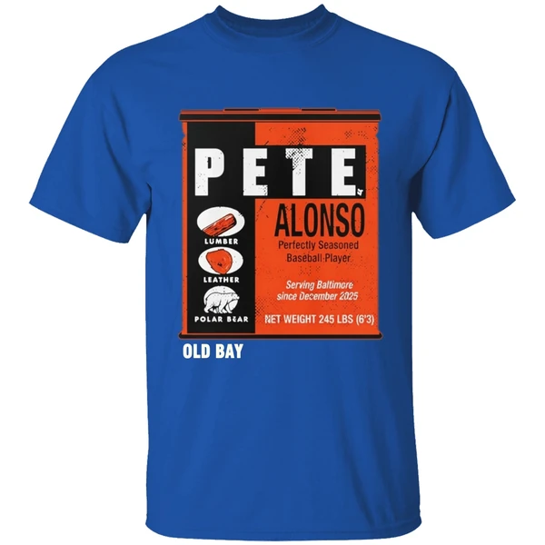 Pete Alonso Baltimore Orioles Old Bay Can Shirt - Image 8