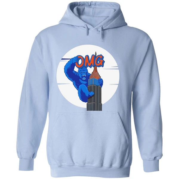 Pete Alonso King Kong On Top Of The Empire State Building Omg New York Mets Hoodie - Image 4