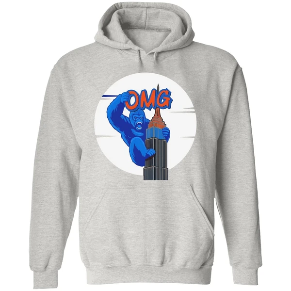 Pete Alonso King Kong On Top Of The Empire State Building Omg New York Mets Hoodie - Image 9