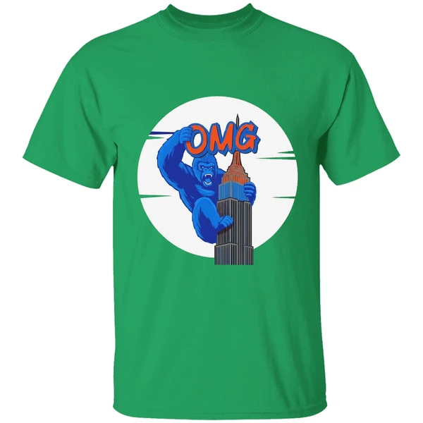 Pete Alonso King Kong On Top Of The Empire State Building Omg New York Mets Shirt - Image 2