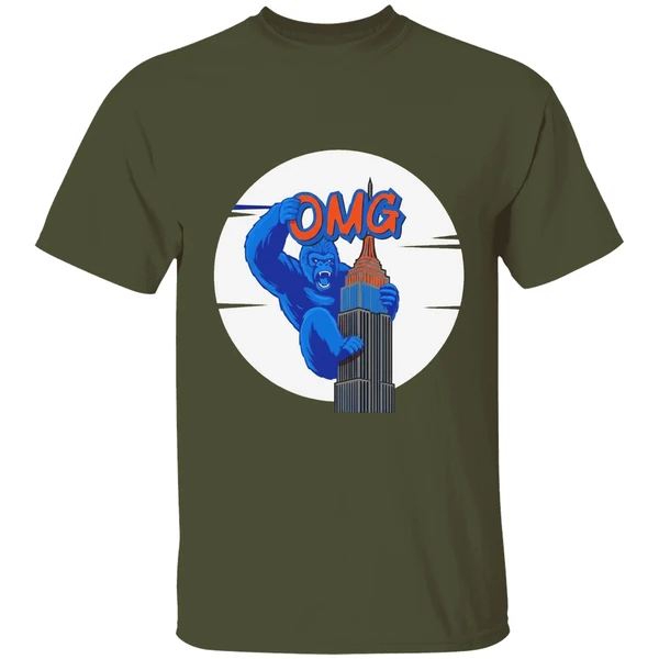 Pete Alonso King Kong On Top Of The Empire State Building Omg New York Mets Shirt - Image 4