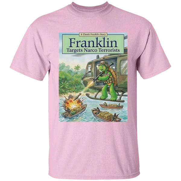 Pete Hegseth Franklin Targets Narco Terrorists Shirt - Image 3