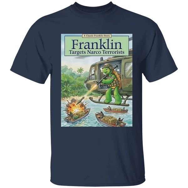 Pete Hegseth Franklin Targets Narco Terrorists Shirt - Image 5
