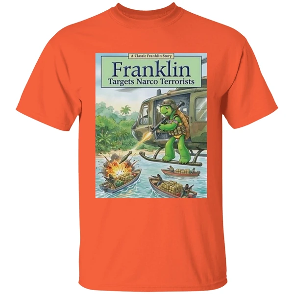 Pete Hegseth Franklin Targets Narco Terrorists Shirt - Image 6