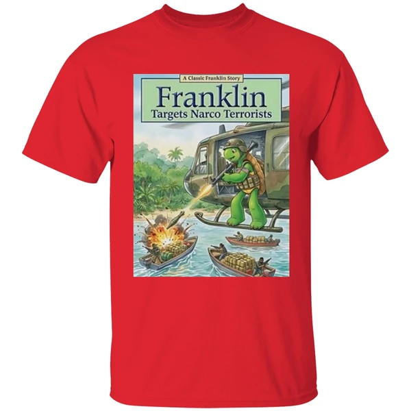 Pete Hegseth Franklin Targets Narco Terrorists Shirt - Image 7