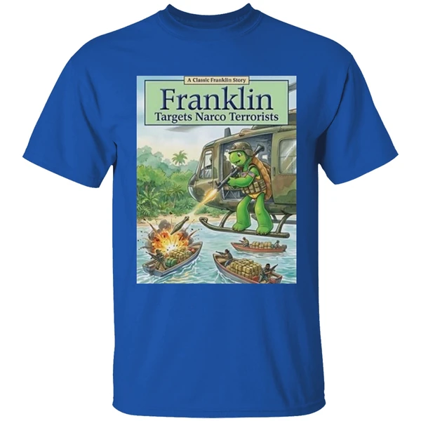 Pete Hegseth Franklin Targets Narco Terrorists Shirt - Image 8
