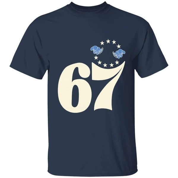 Philadelphia 76ers Become The 67ers Parody Logo Shirt - Image 4