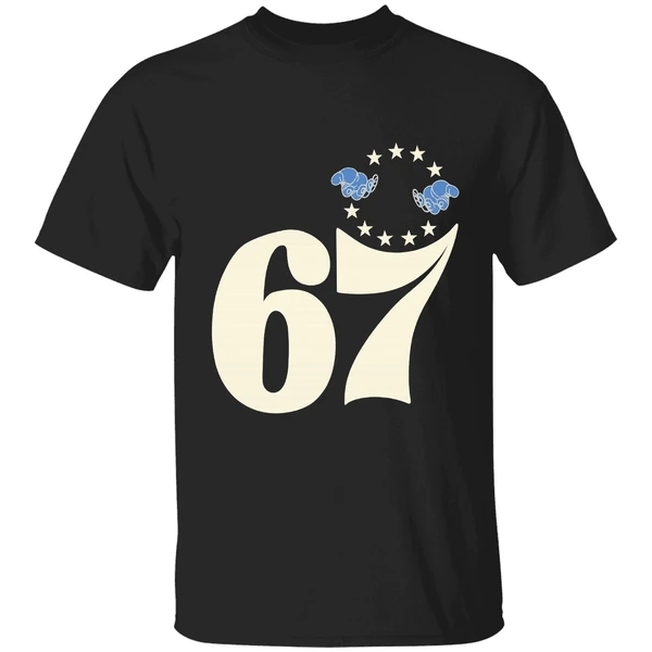 Philadelphia 76ers Become The 67ers Parody Logo Shirt - Image 8