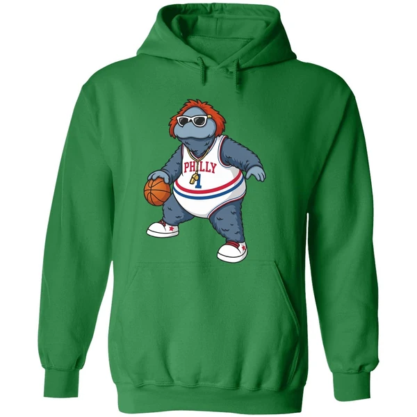 Philadelphia 76ers Big Shot Philly Mascot Hoodie - Image 2