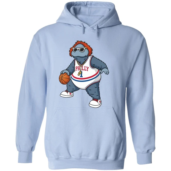 Philadelphia 76ers Big Shot Philly Mascot Hoodie - Image 4