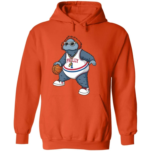 Philadelphia 76ers Big Shot Philly Mascot Hoodie - Image 6