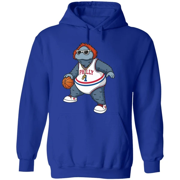 Philadelphia 76ers Big Shot Philly Mascot Hoodie - Image 7