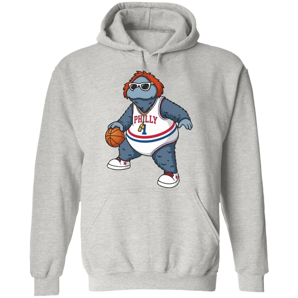 Philadelphia 76ers Big Shot Philly Mascot Hoodie - Image 9