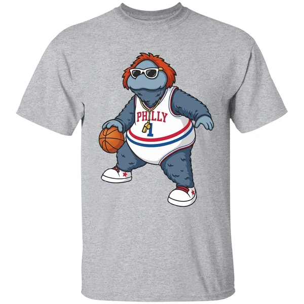 Philadelphia 76ers Big Shot Philly Mascot Shirt - Image 6