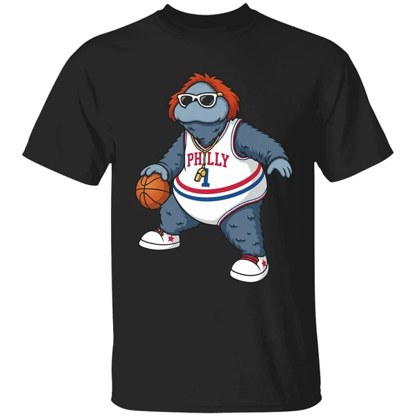 Philadelphia 76ers Big Shot Philly Mascot Shirt - Image 7
