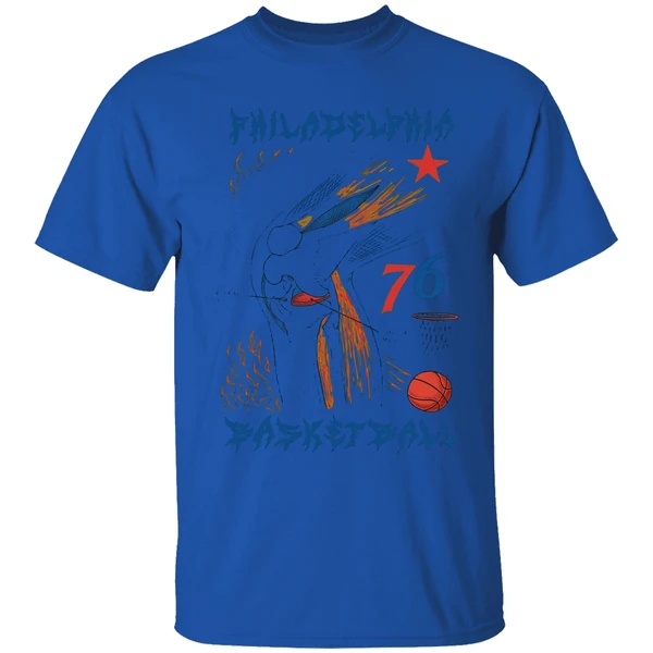 Philadelphia Basketball Knee 76 Shirt - Image 5