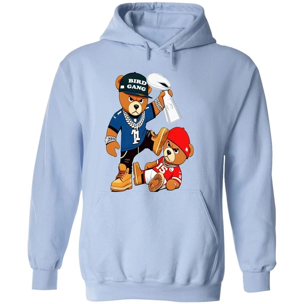 Philadelphia Eagles Beat Chiefs Teddy Bear Football Champions Hoodie - Image 4