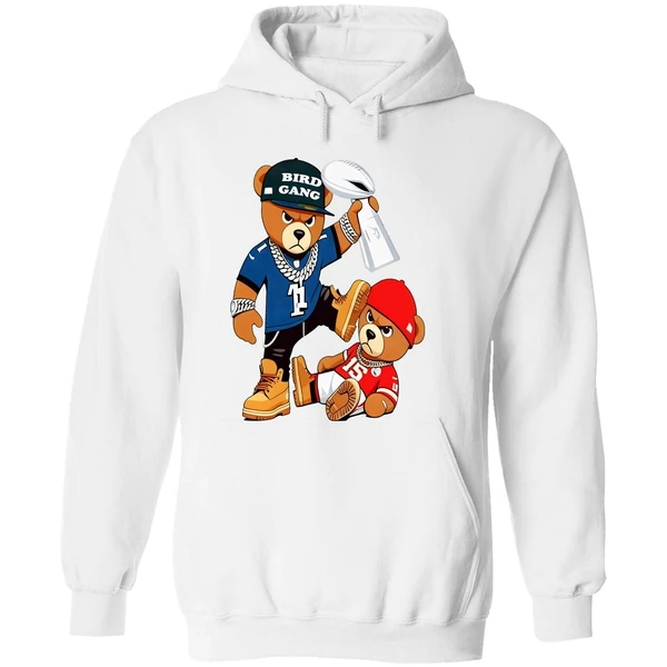 Philadelphia Eagles Beat Chiefs Teddy Bear Football Champions Hoodie - Image 8